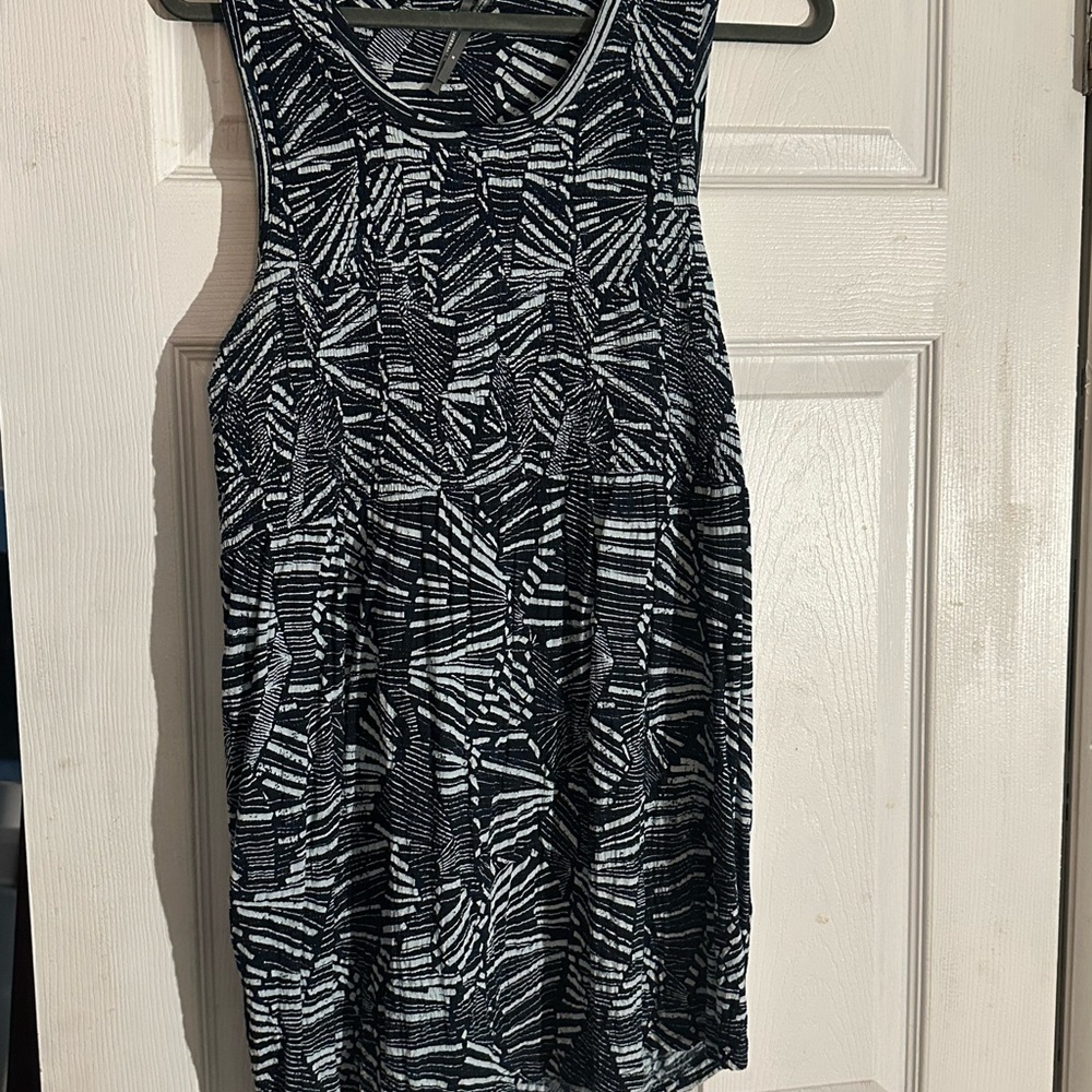 Anthropologie Monochrome Abstract Top